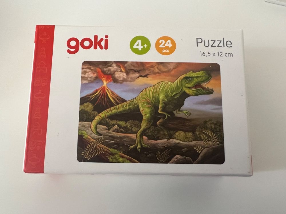 12 Holzpuzzles Für Kinder Ab 3–6 Jahre – Dinosaurier & Tiere, Mit Aufbewahrungstaschen, Pädagogisches Spielzeug