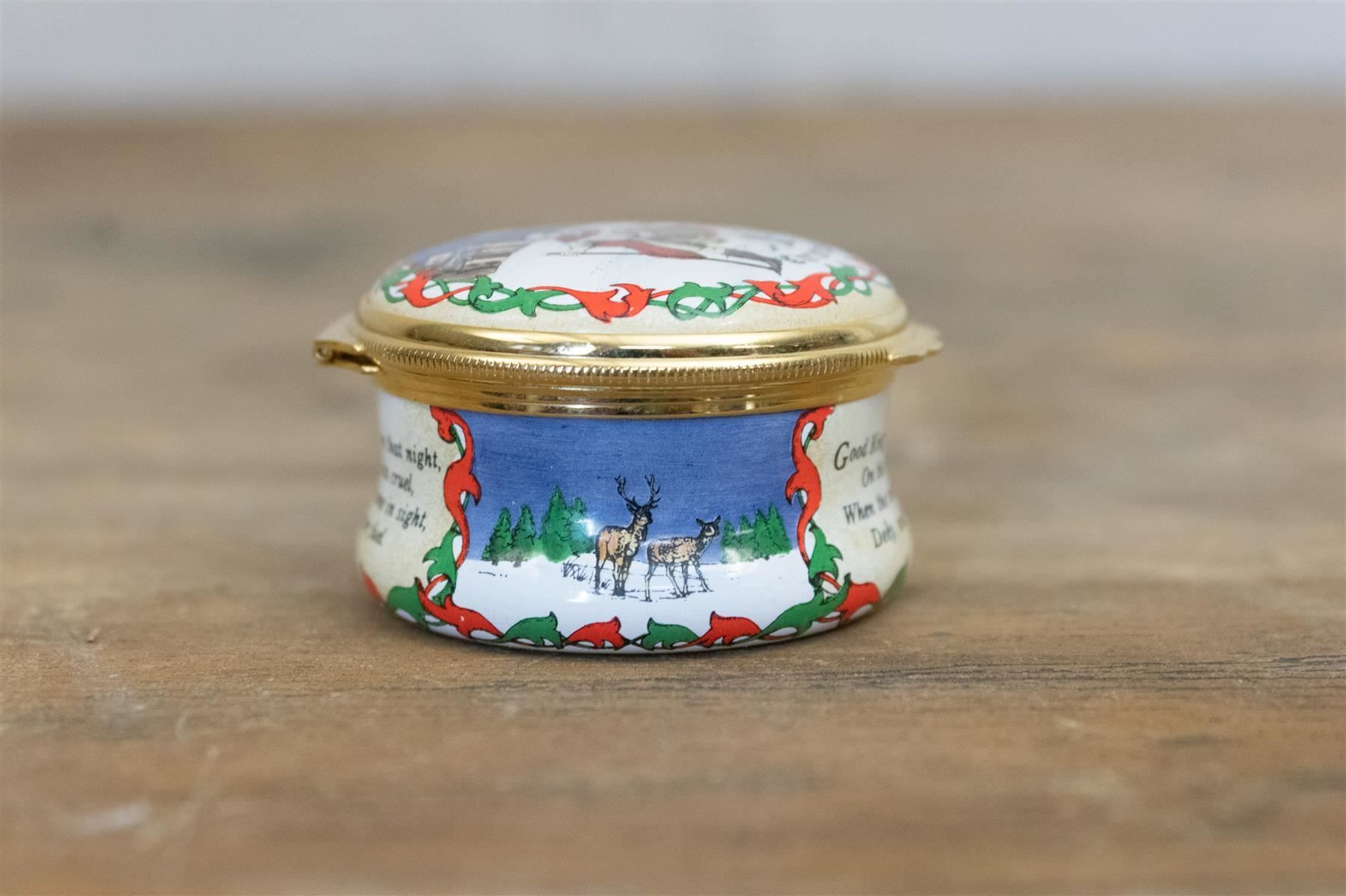 Altro in Decorazioni & Accessori: Halcyon Days 1990 Weihnachtsdose – Usato da Zürich venduto da ZuercherBrockenhaus 2