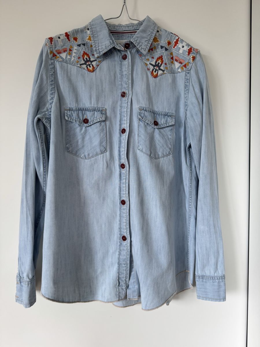 Blusen: Jeanshemd von Leon&Harper, Grösse M – Gebraucht aus Zürich von bergi777