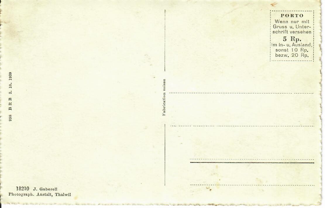 Cartoline postali: Oltingen – Usato da Hochdorf venduto da Ziegel-16 1