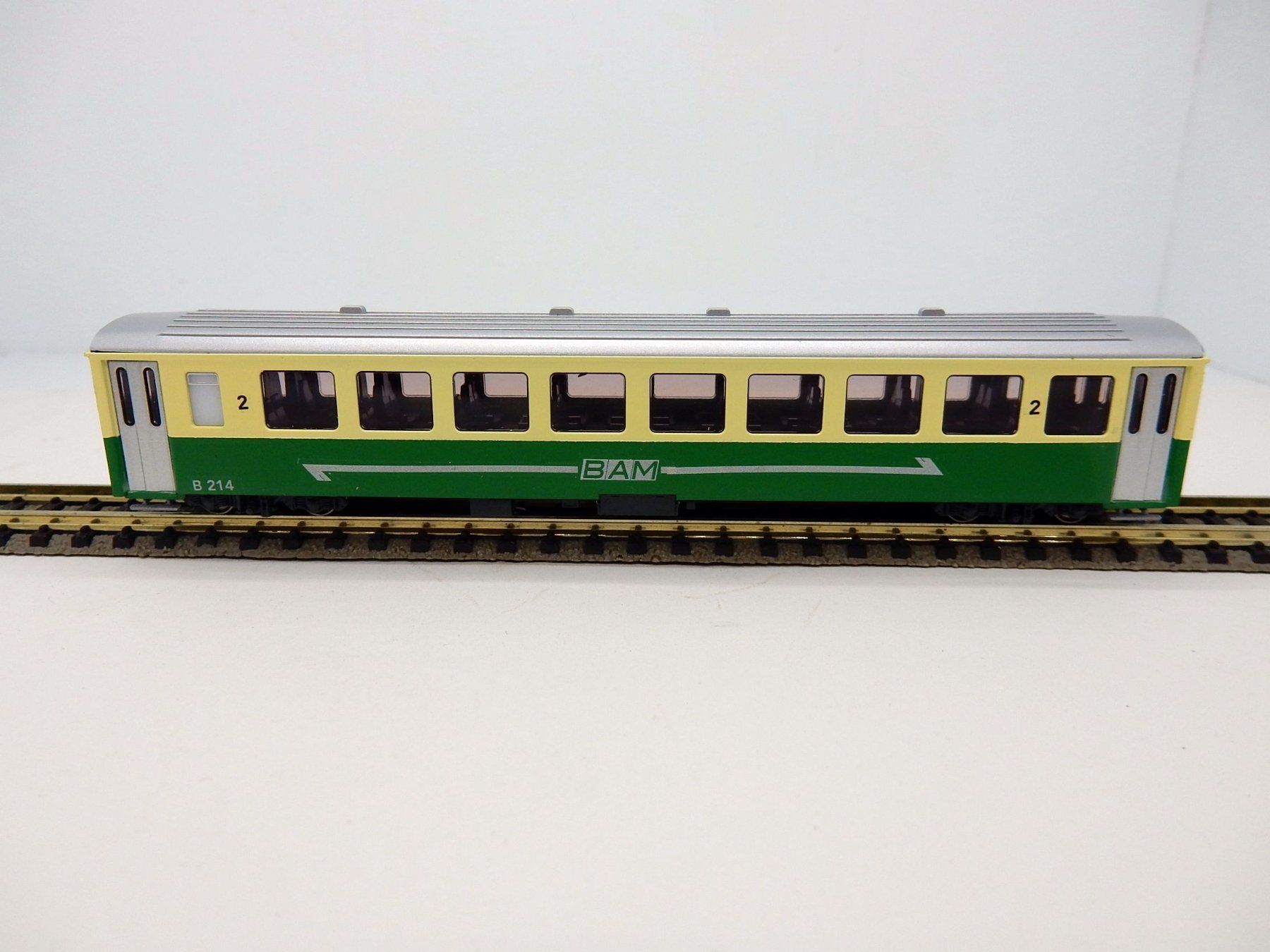 Kato Modelleisenbahnen: N-  "BAM" Bière - Apples - Morges - Voiture EW  - 2 Cl. – Neu (gemäss Beschreibung) aus Locarno von Gudrun2 1