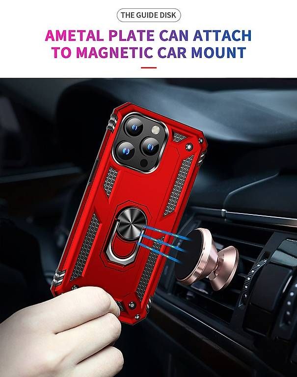 Cover & Protezioni schermo: iPhone 11 Handy Hülle Hybrid Bumper Panzer  - Rot  – Usato da Wabern venduto da Technologiaaa 2