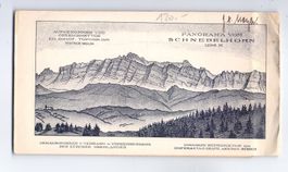 Panorama vom Schnebelhorn im Tösstal von 1924