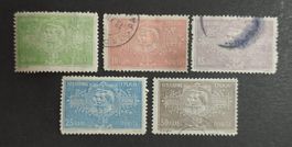 Serbien 1904, un/gestempelte