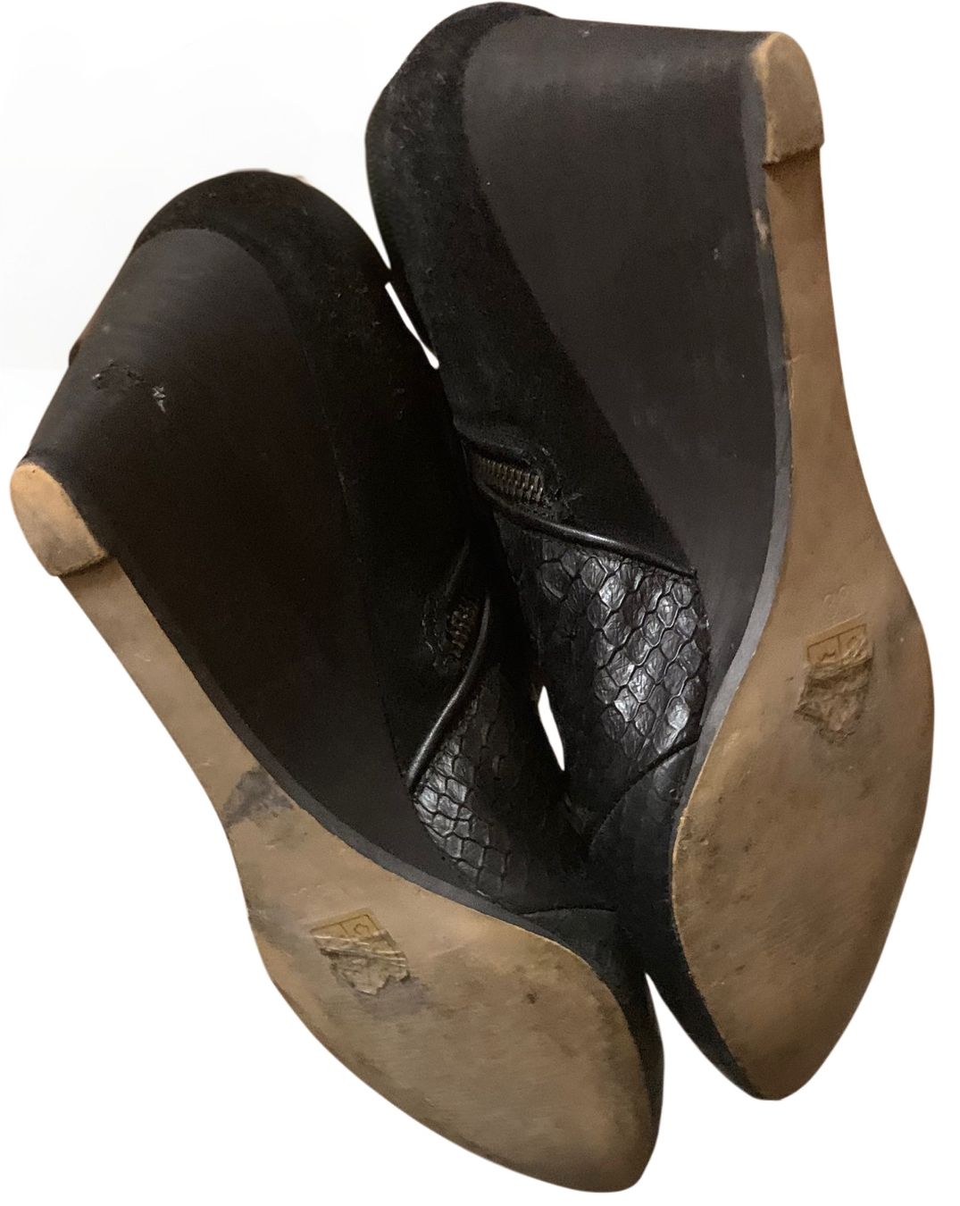 Buffalo Scarpe da donna: Wedge Ankel Boot leather Buffalo Size 38/NP199.- – Usato da Chur venduto da bal_xs69 6