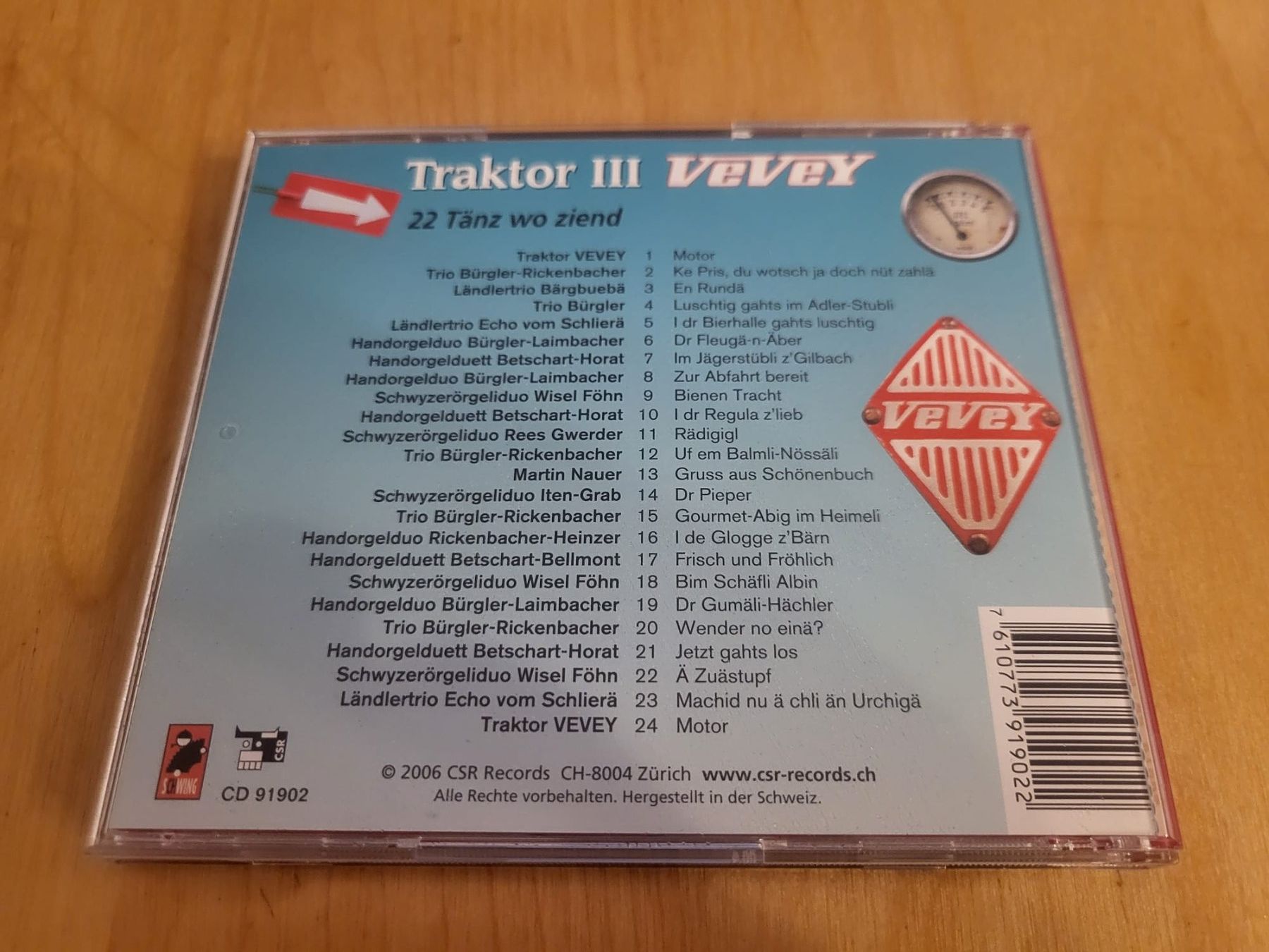 CD: CD Traktor III Vevey "22 Tänz wo ziend" – Usato da Urnäsch venduto da Rteppich 2