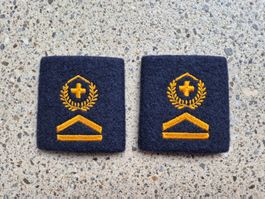 * Gradabzeichen Patten Set Oberwachtmeister Luftwaffe *