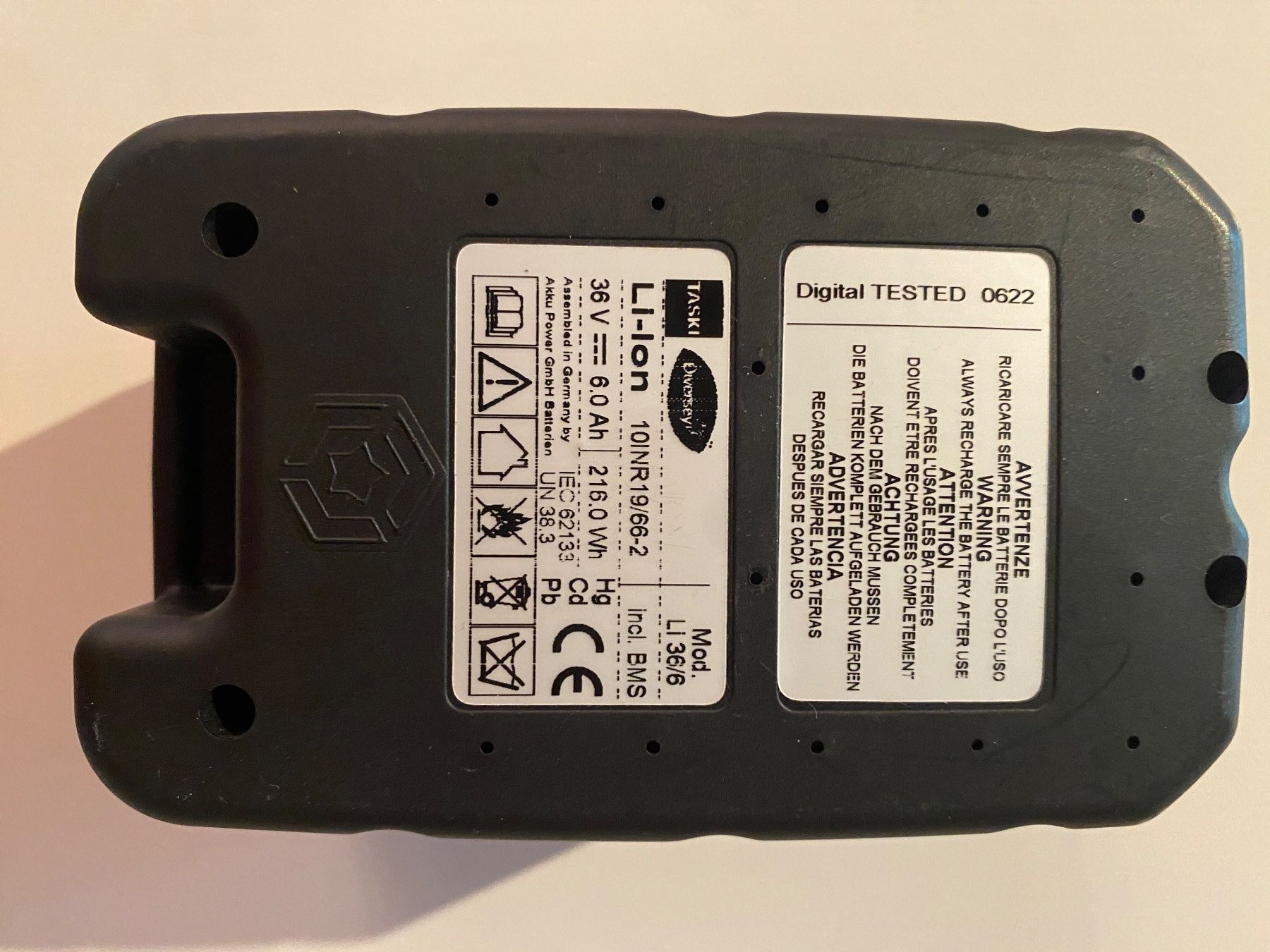 Caricatori & Batterie: Taski Lithium Akku 36V 6.0Ah – Usato da Flaach venduto da mar_97g8 3