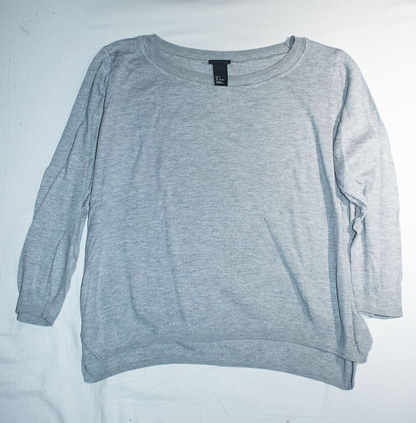 H&M Maglioni & Felpe: Bauwollpullover Strickpullover Damen dünn/leicht grau Gr. M – Usato da Biel/Bienne venduto da tim_pww5
