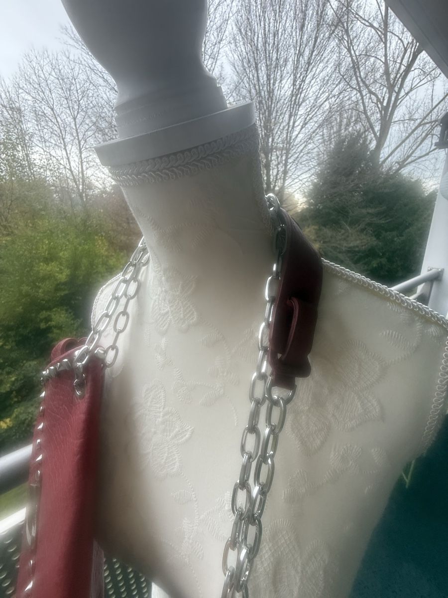 Zadig & Voltaire Taschen für Damen: Zadig & Voltaire Red Studdet Chain Bag – Neu (gemäss Beschreibung) aus Zürich von pinish 3