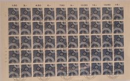 1967 Europa gestempelt Bogen 