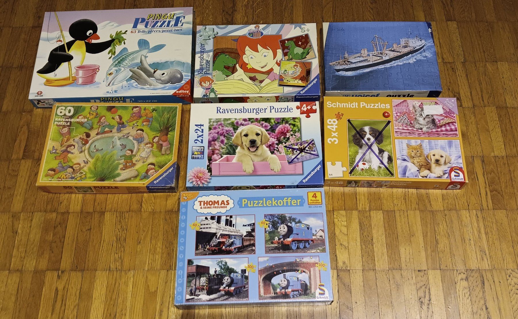 Ravensburger Puzzles: Lot Puzzles, 13 Einzelpuzzle von 0 - 99 Teile – Gebraucht aus Dietikon von Rabia
