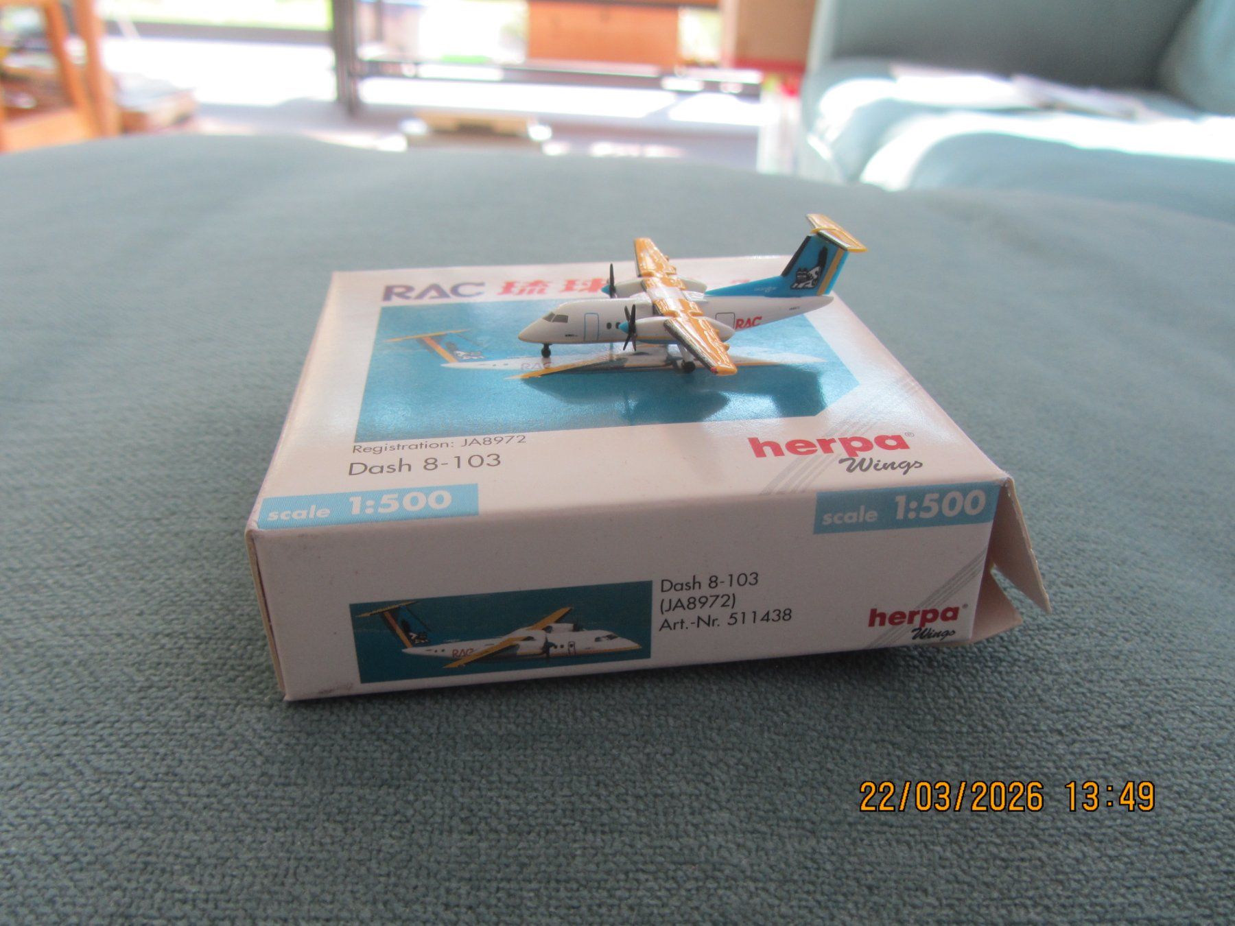 Herpa Kit di modellismo & Modellini statici: Herpa 1:500 Dash 8-103 – Nuovo e nell'imballaggio originale da Kirchberg BE venduto da sonne88 1