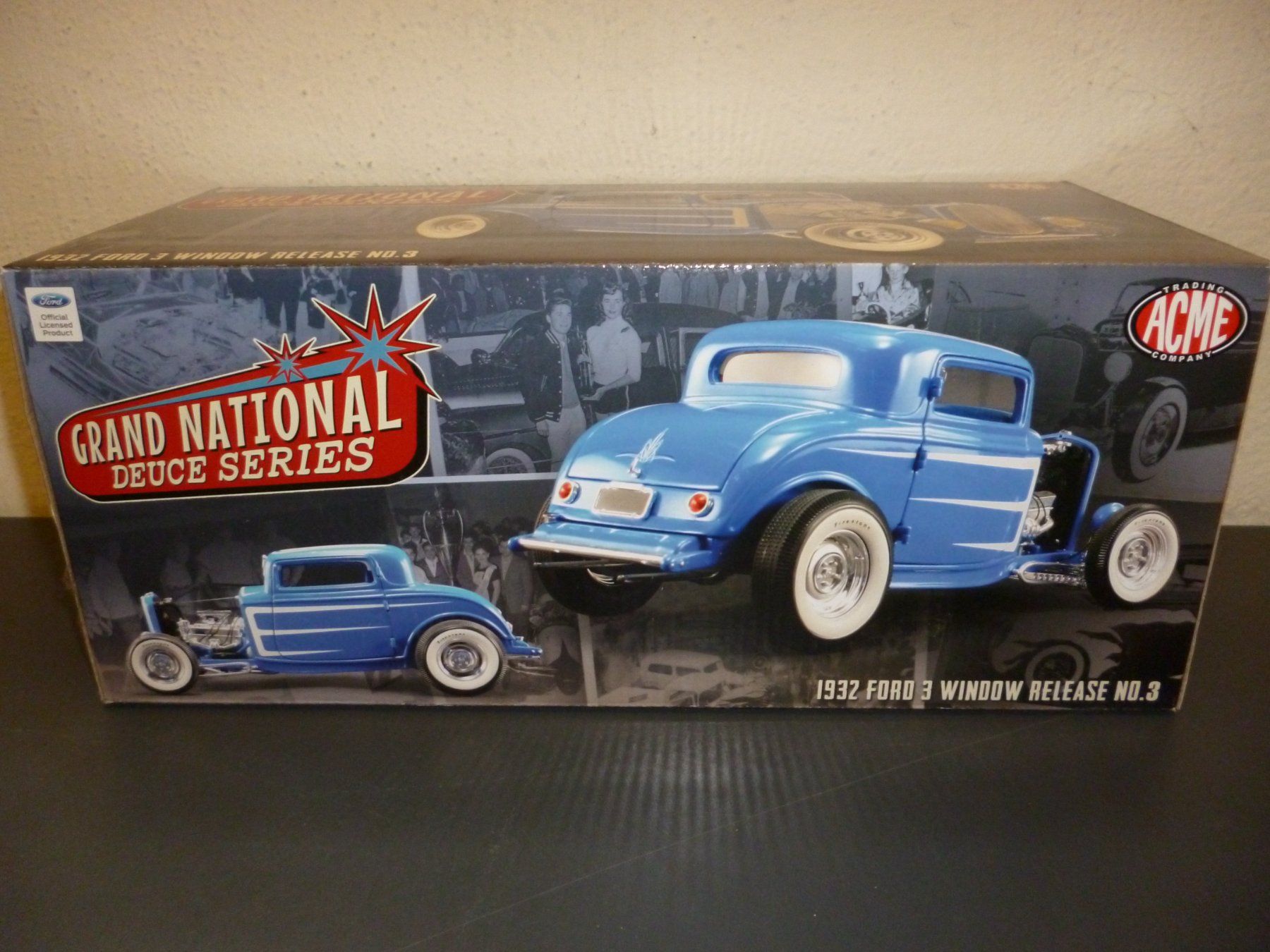 Ford Modellautos: Ford 1932 Three Window "Release No.3" 1:18 ACME – Neu und originalverpackt aus Niederwil SG von Kaicorner03 1