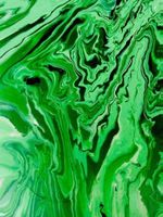 Grünes abstraktes Bild XL Peinture verte acrylique XL Quadro
