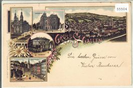 Gruss aus St. Gallen - Litho 1900