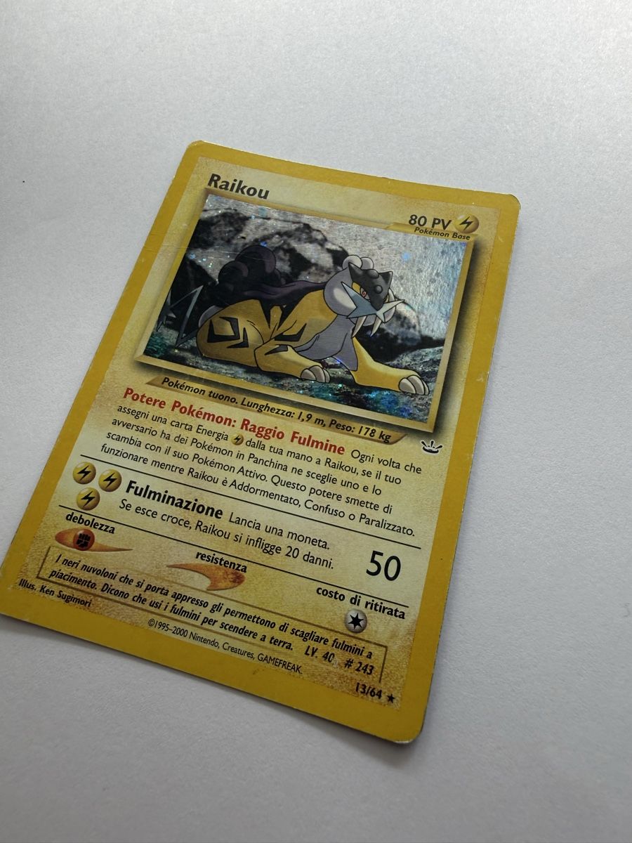 Pokémon Carte collezionabili: Raikou 13/64 holo italian – Usato da Lugano venduto da ktm_7jr7 1