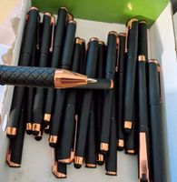 25 hochwertige Kugelschreiber Schwarz/Roségold – Neu