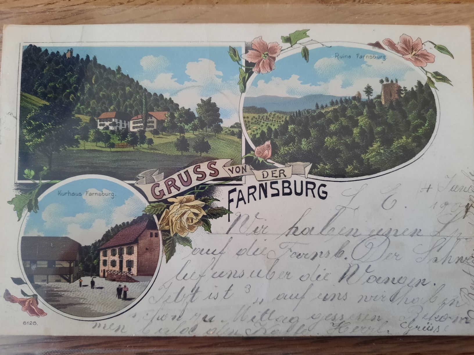 Cartoline postali: Ansichtskarte Litho Farnsburg BL – Usato da Basel venduto da KTV