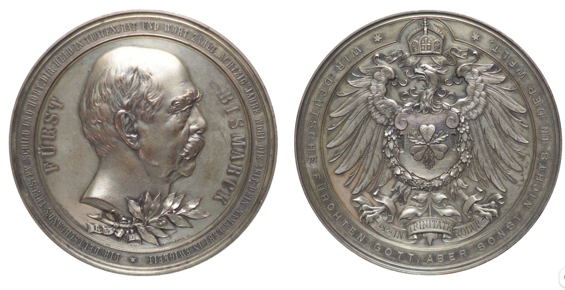 Medaillen: Deutschland: Medaille Bismarck 90 mm – Gebraucht aus Liestal von fibonaccis