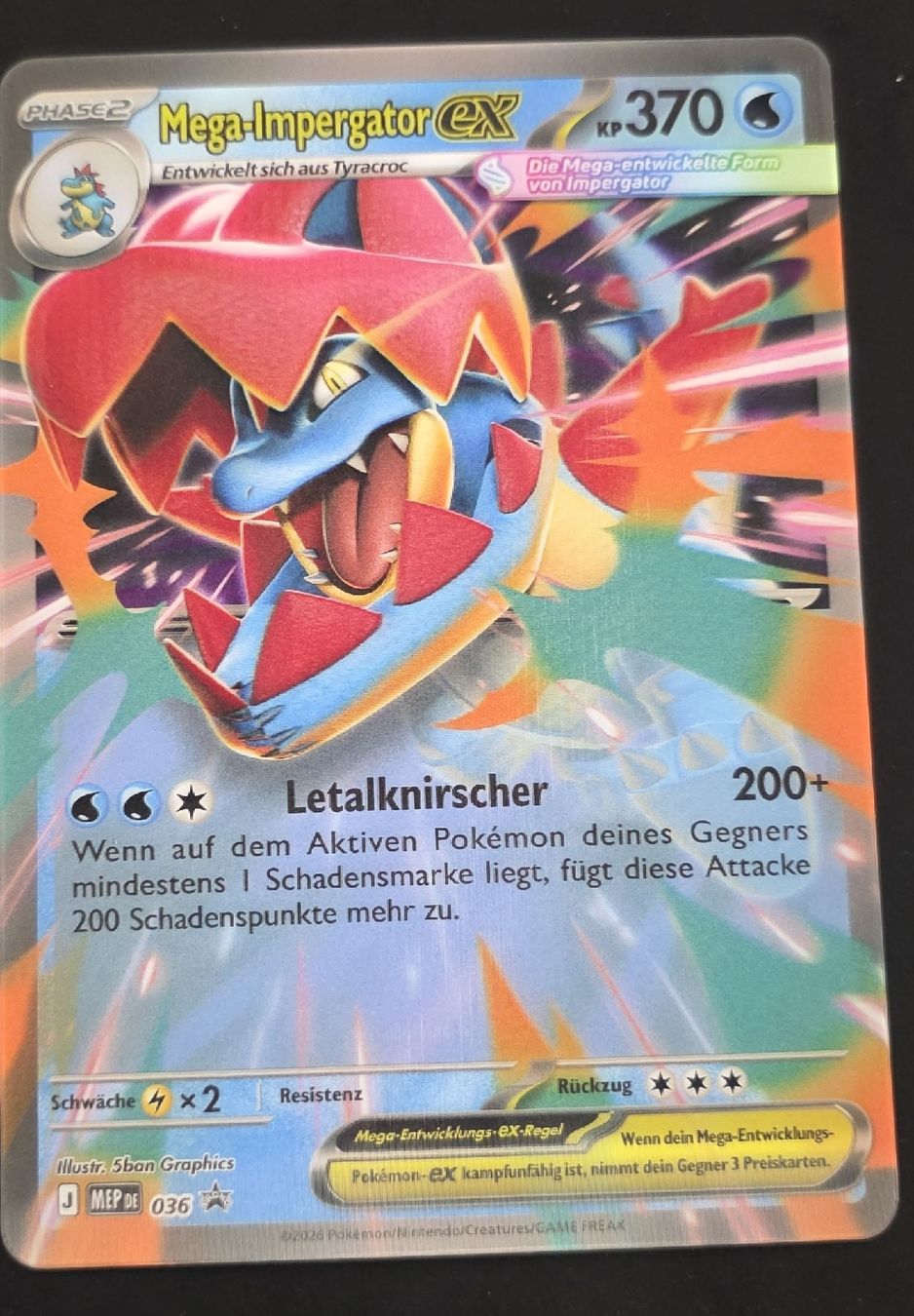 Pokémon Sammelbilder & Trading cards: Pokemon - Mega-Impergator EX - XXL Karte – Neu (gemäss Beschreibung) aus Kreuzlingen von Room_Shambles