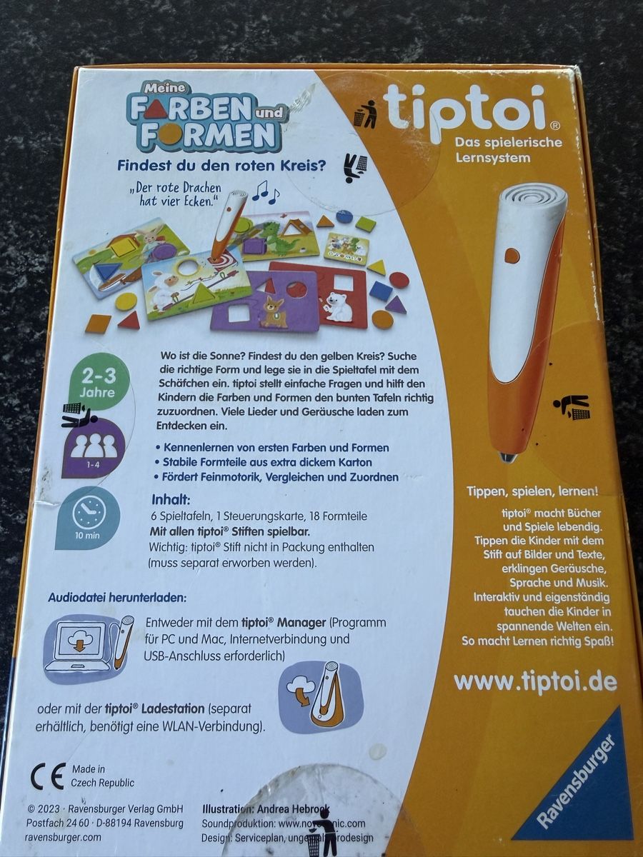 Tiptoi Spiele: Tiptoi Farben und Formen NEU! – Neu und originalverpackt aus Schlieren von Lanzer6 1