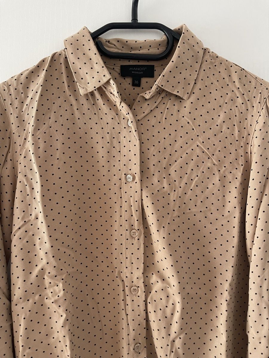 Manor Camicette: Manor Bluse, Gr. 36, beige mit Pünktli – Usato da Bremgarten AG venduto da arl_8nbf 1