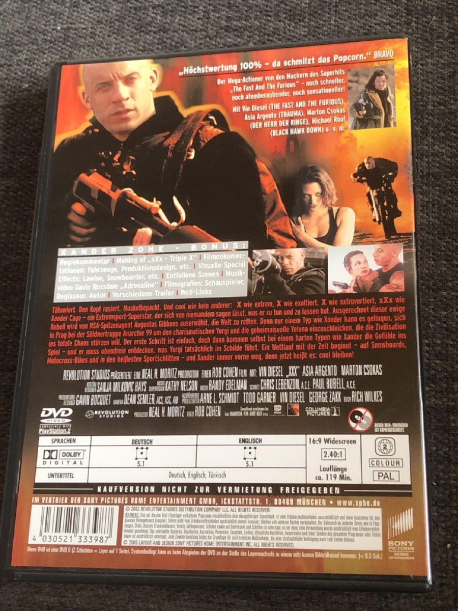 Tous les DVDs: DVD, Triple X – D'occasion à Balsthal par Katzenfan99 1