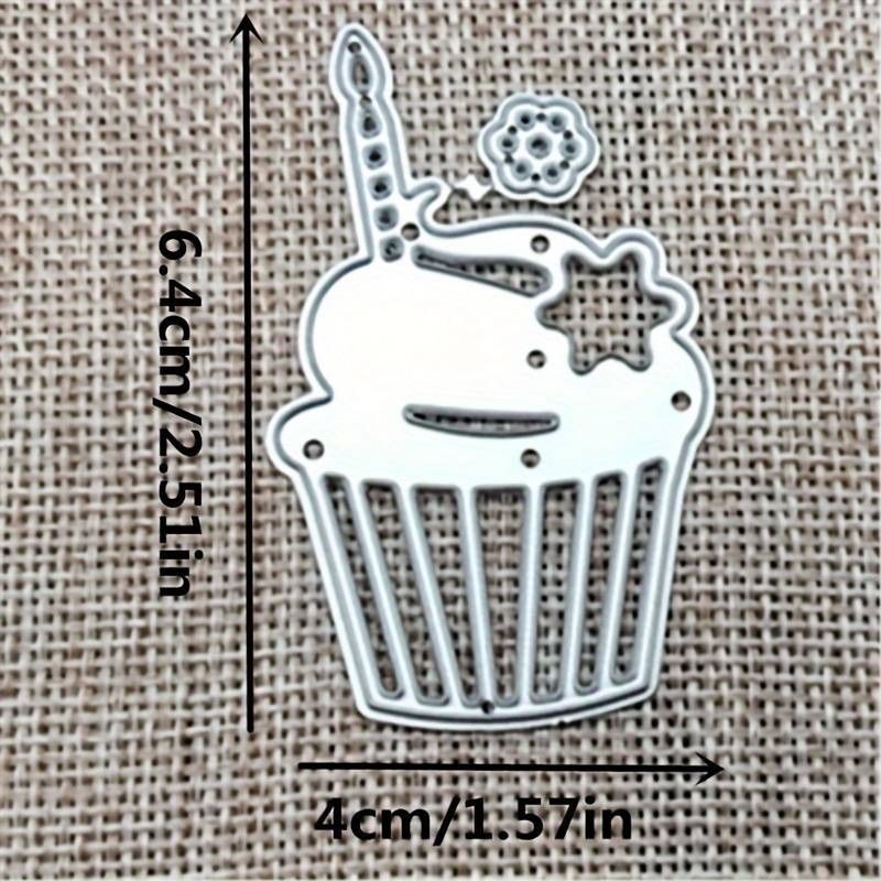 Sciablone: Cupcake mit Kerze und Deko - Stanzschablonen – Nuovo e nell'imballaggio originale da Frenkendorf venduto da jazzplatten 1