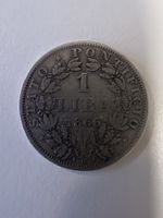 Silbermünze 1 Lira 1866, Kirchenstaat, Pius IX.