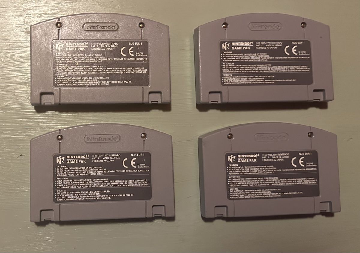 Nintendo Giochi: Vier N64 Klassiker ab 1.- – Usato da Dielsdorf venduto da eti_qm52 1
