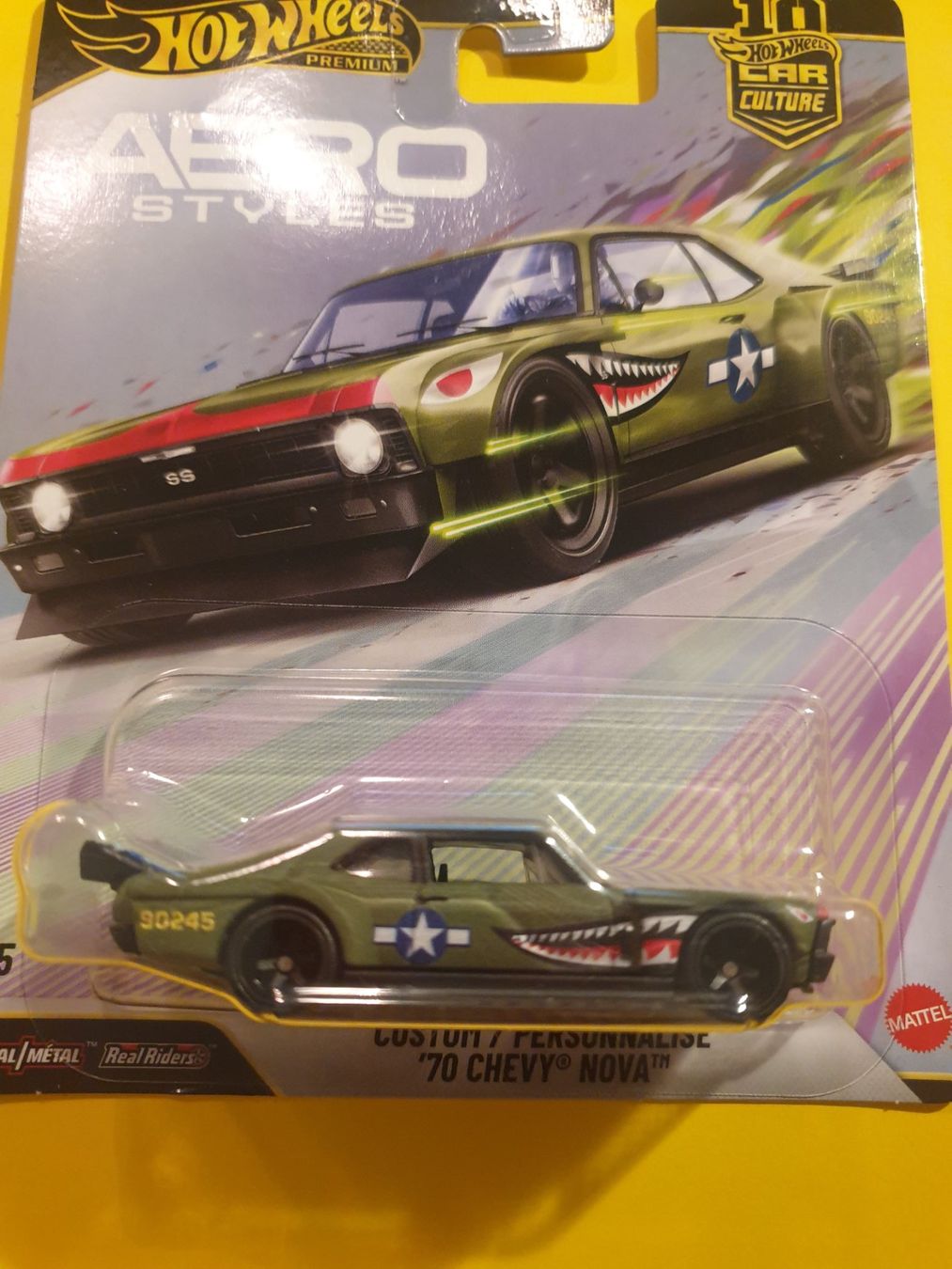 Hot Wheels Modellautos: Hot Wheels '70 CHEVY NOVA CUSTOM – Neu und originalverpackt aus Oftringen von Rotor 1