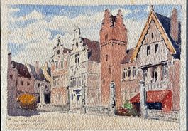Philippe Ernest Recordon (1874-1947), Vevey - Aquarell, 1935