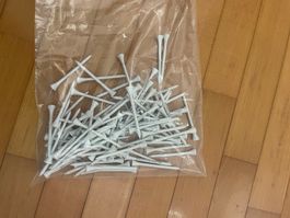2. Pack, Golf Tees, 100+ Stück, 8.5 cm lang, hoch Aufteeen
