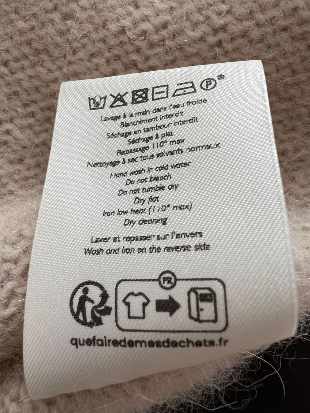 Top: Sézane · Pull Samuel · Vanille – Usato da Crissier venduto da ChamoNova 7
