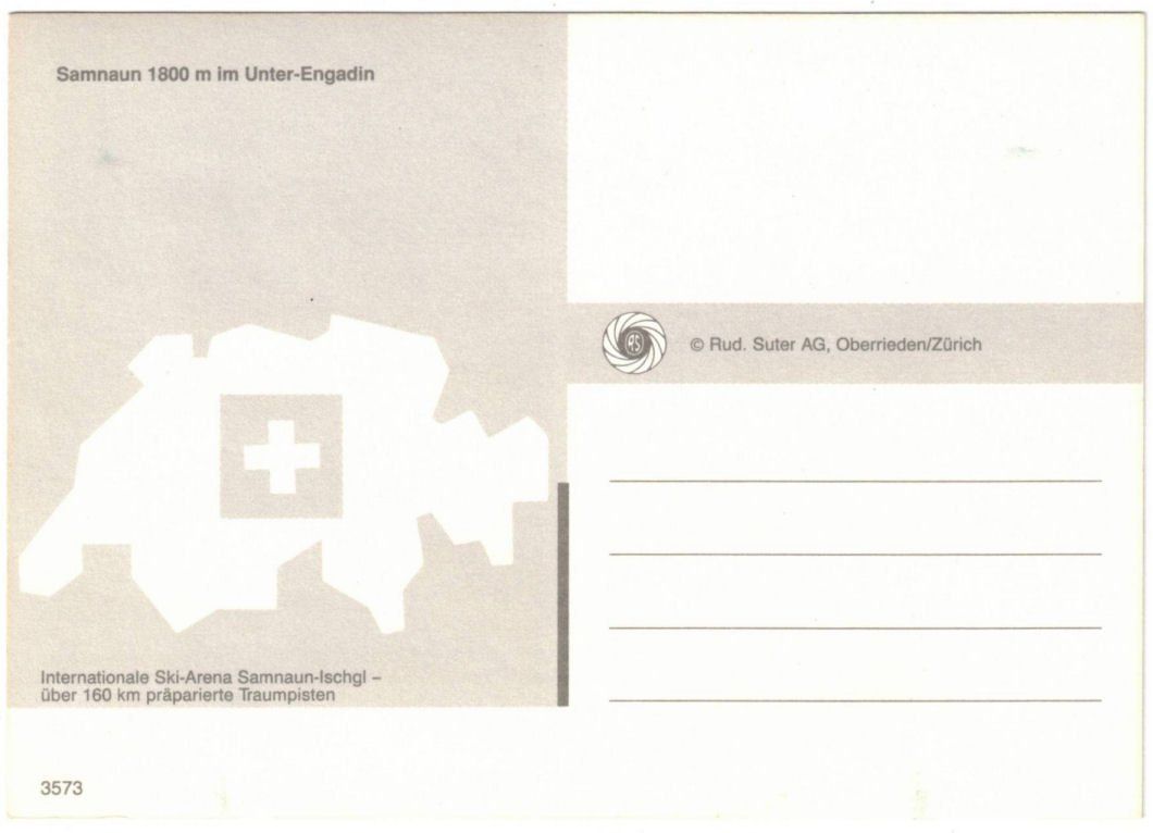 Cartoline postali: Samnaun - 5 Bild AK Alp Trida – Usato da Binningen venduto da Mountainrider 1