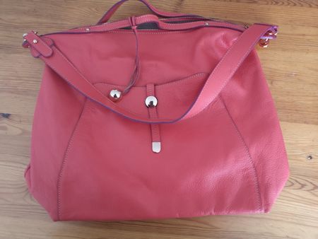 Sac à main corail
