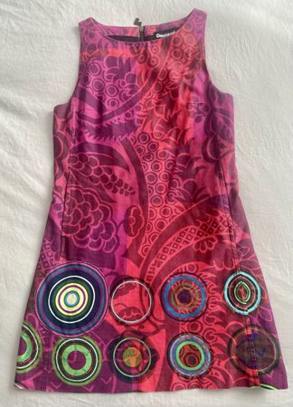 Robe Desigual imprimée multicolore taille 38