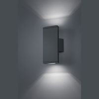 LED Aussen Wandleuchte, Schwarz, IP54