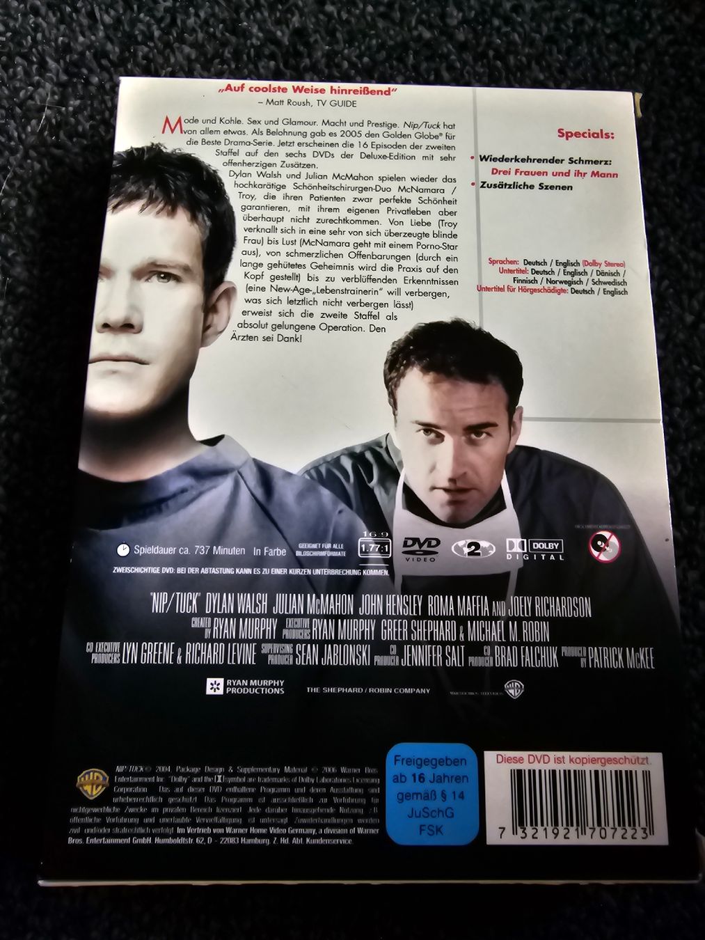 Tutti i DVDs: Nip/Tuck Staffel 2 DVD Box Komplett  – Usato da Ruswil venduto da jan_bxl5 1