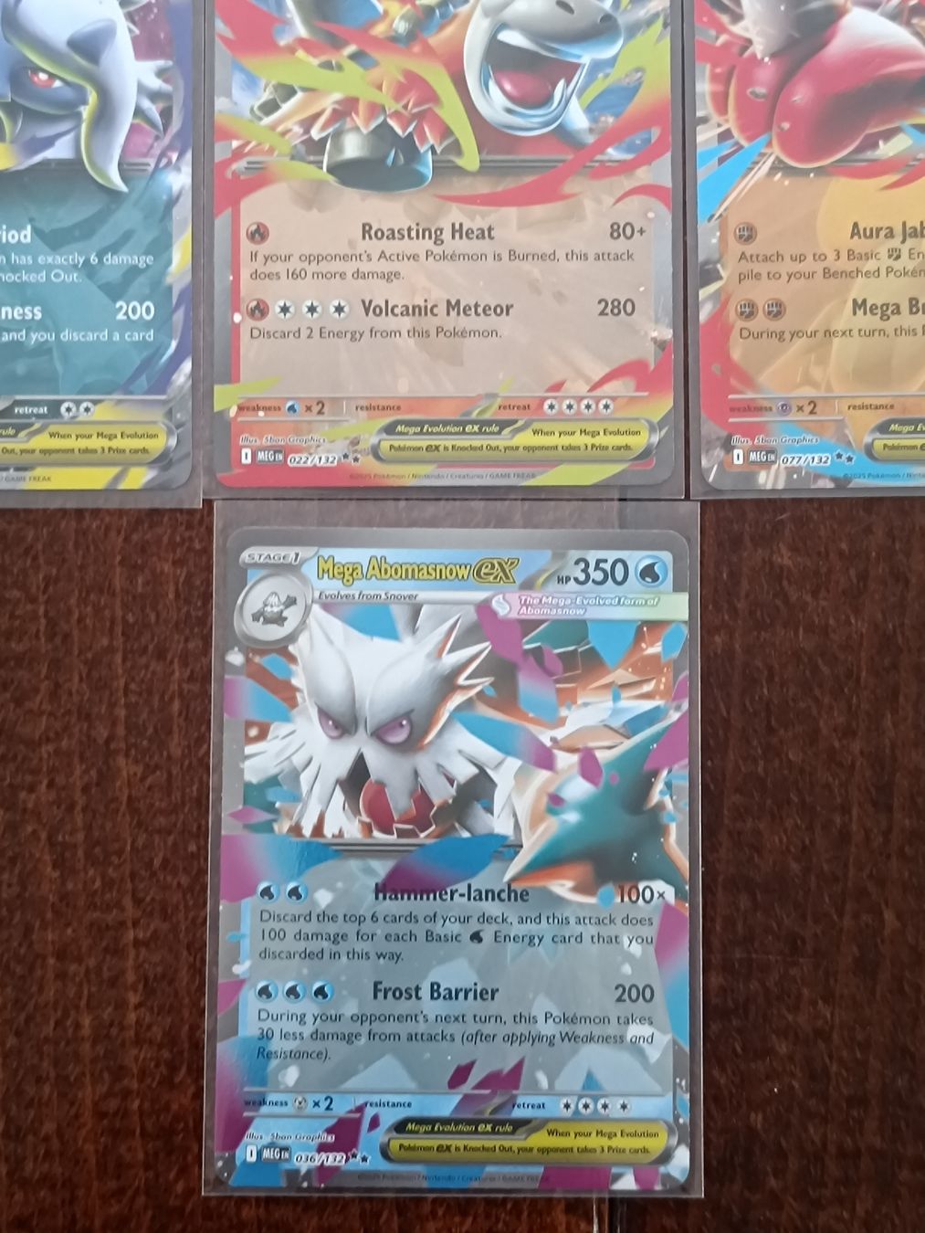 Pokémon Carte collezionabili: Pokémon Mega Evolution – 8x Mega ex Karten – NM – Englisch – Usato da Grenchen venduto da Ditzo 3