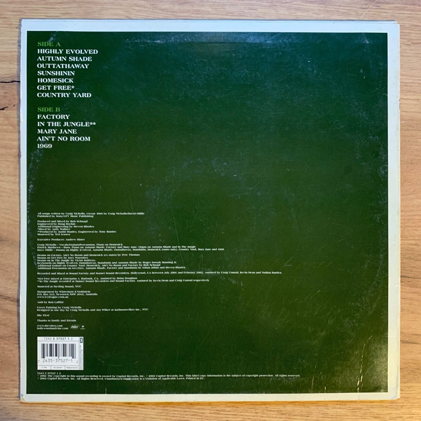 Schallplatten: The Vines – Highly Evolved...OG EU 2002...VG/VG+ – Gebraucht aus Gals von Diskopatshop 1