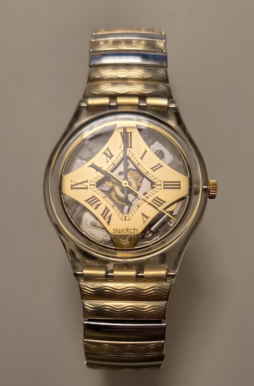 Swatch Orologi: Swatch White Onyx – Usato da Rüschlikon venduto da Dave830