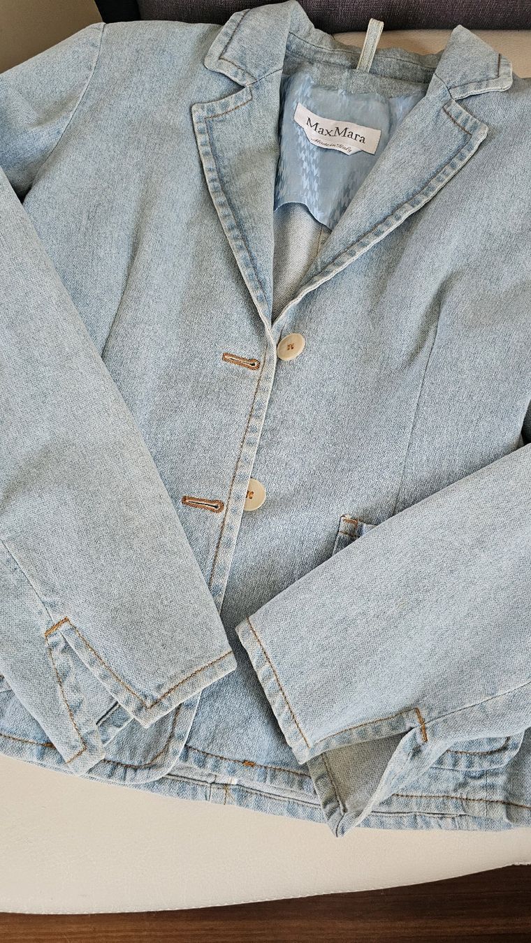 Max Mara Giacche: Max Mara Jeans-Blazer wie NEU! – Nuovo (secondo la descrizione) da Olten venduto da Magnum2001 4