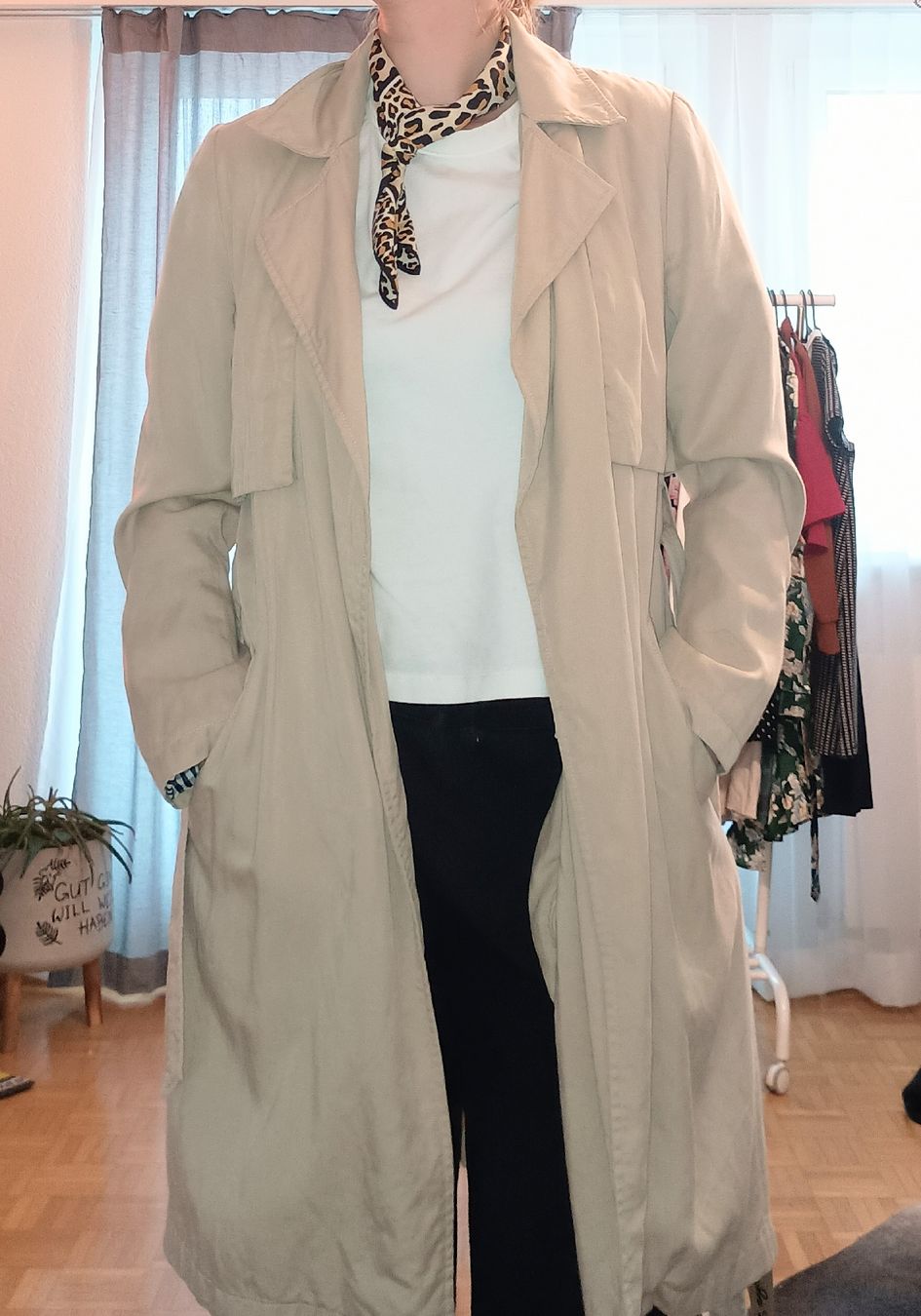 H&M Cappotti: leichter Damen Trenchcoat, beige, Gr. 36, – Usato da Wolhusen venduto da mel_57jx