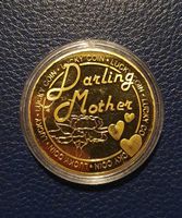 Glücksmünze ❤️"Darling Mother"🍀 Geschenkidee (NEU/OVP)
