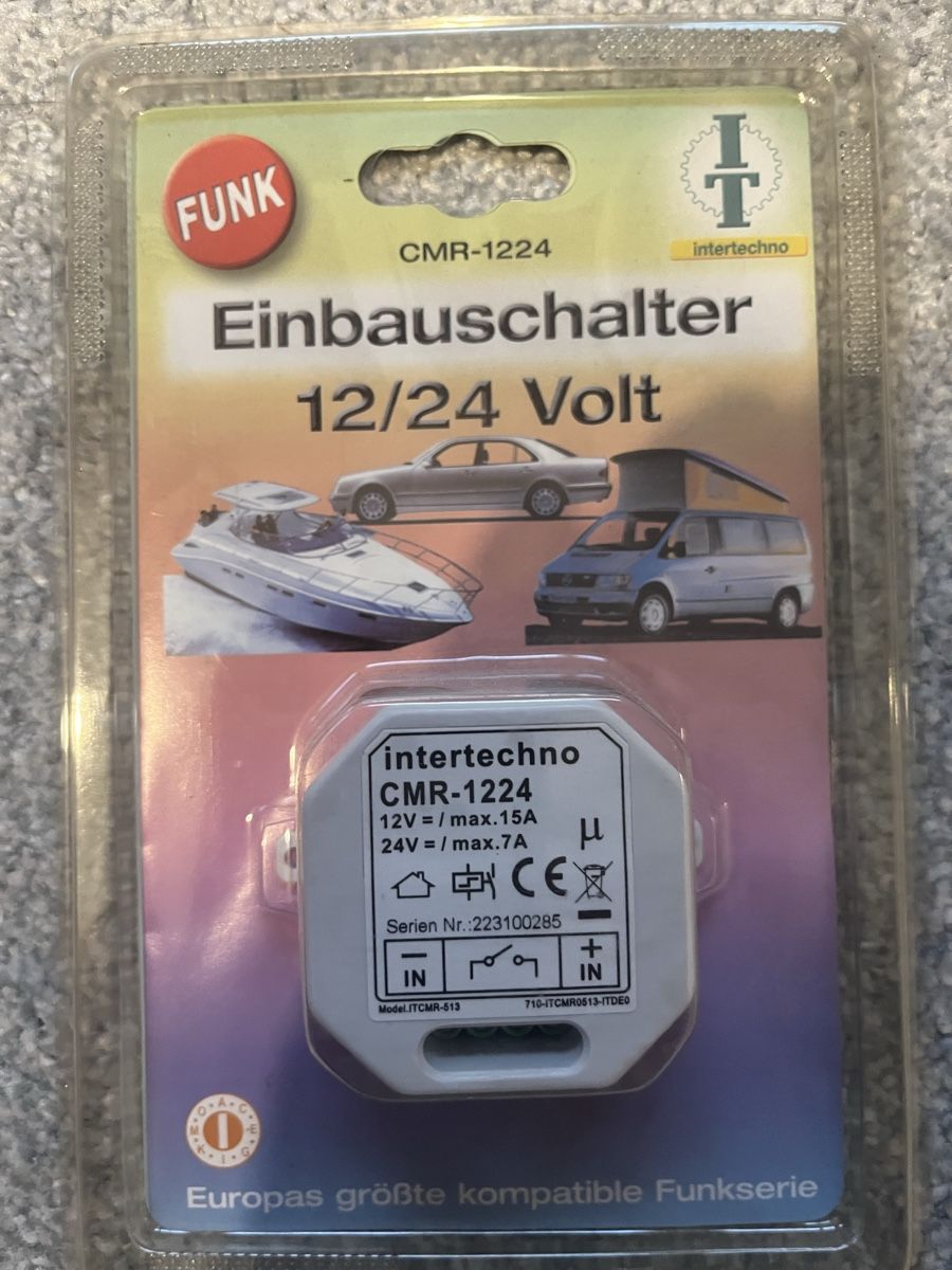 Sistema di controllo: Funksender Einbauschalter Schalter Camping Boot – Nuovo (secondo la descrizione) da Ehrendingen venduto da Frizli 3