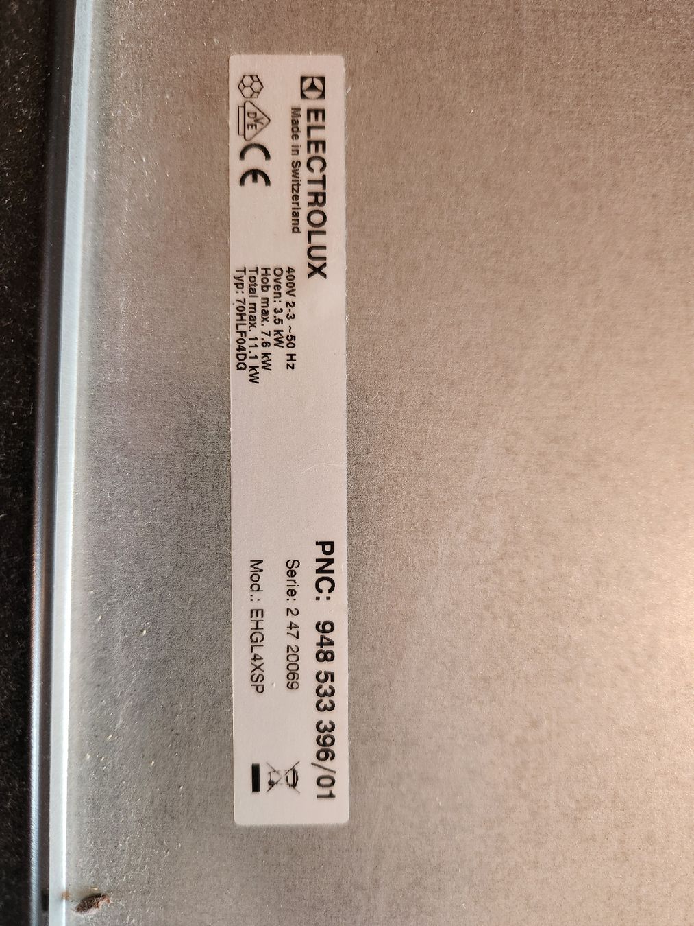 Herde: Kochherd Electrolux – Gebraucht aus Eggiwil von _CH_ 4