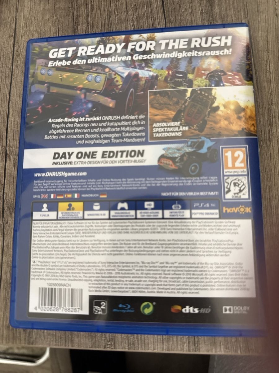 Giochi: Onrush PS4 - Day One Edition - Top Zustand! – Usato da Matten b. Interl venduto da roc_292h 1