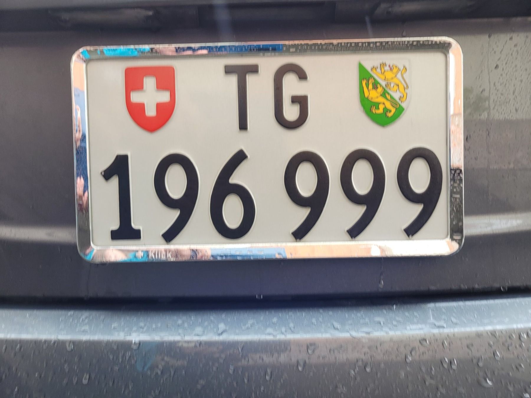 Schilder: Spezielle Auto Nummer 196999 TG – Gebraucht aus Sonterswil von 1234ralf
